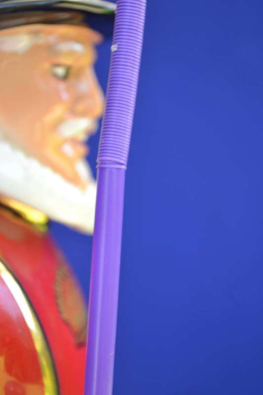 True Vintage 1960's Coronetti Cunardo Italy "The Beefeater Yeoman" Porcelain Decanter