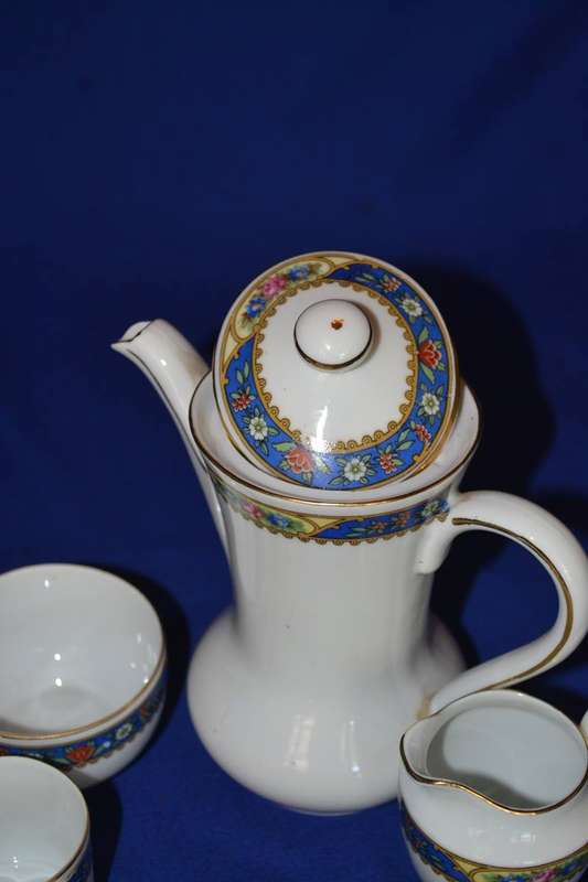 Vintage Porcelain Coffee Set - 18 Pieces