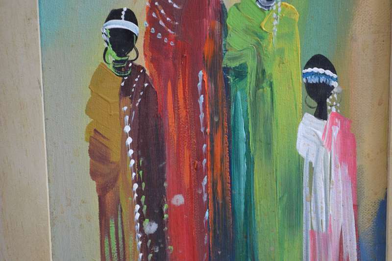 Beautiful Vibrant Barbara Ploner Painting - Signed
