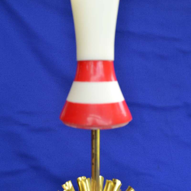 True Vintage Bowling Pin Cigarette Dispenser and Lighter c1950's