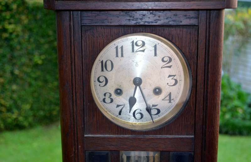Friedrich Mauthe Schwenningen (FMS) Wooden Wall Clock -  Germany