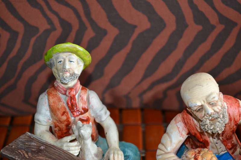 Vintage Bisque Porcelain Figures x 2