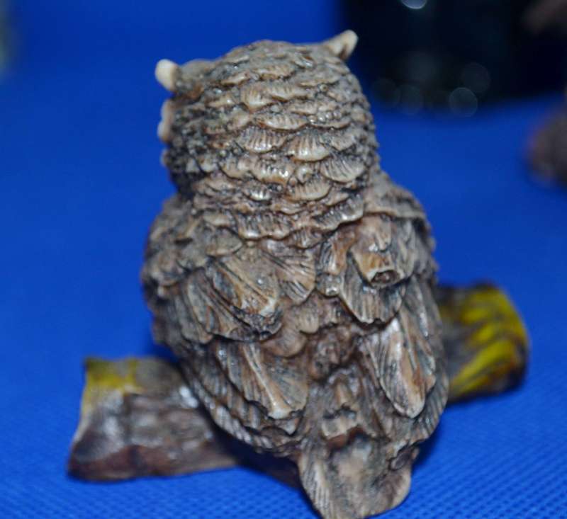 Collection of /owl Ornaments - Various Materials - 5 Pieces