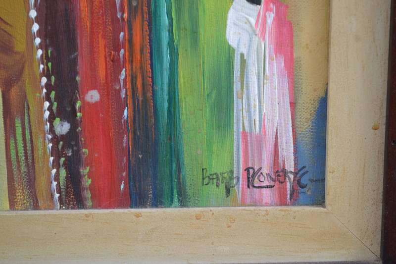 Beautiful Vibrant Barbara Ploner Painting - Signed