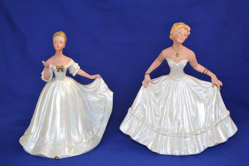 Pair of Vintage Porcelain Figurines