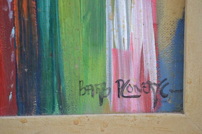 Beautiful Vibrant Barbara Ploner Painting - Signed