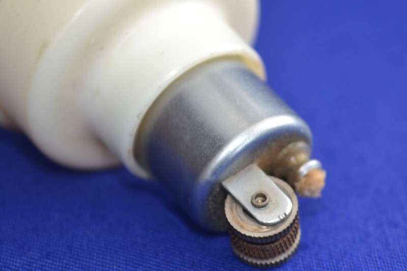True Vintage Bowling Pin Cigarette Dispenser and Lighter c1950's