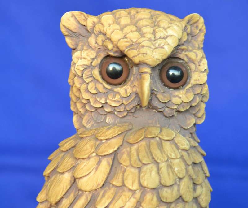 Pair of High Quality Resin Owls