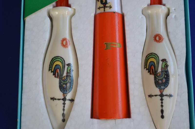 Vintage Salad Server Sets x 2 Boxed