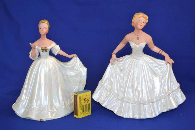 Pair of Vintage Porcelain Figurines