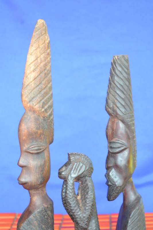 Three Small Tanzanian Wood carvings