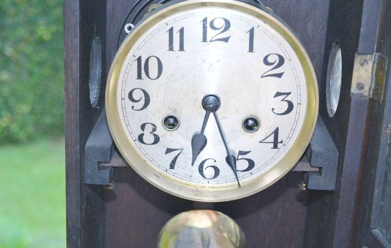 Friedrich Mauthe Schwenningen (FMS) Wooden Wall Clock -  Germany