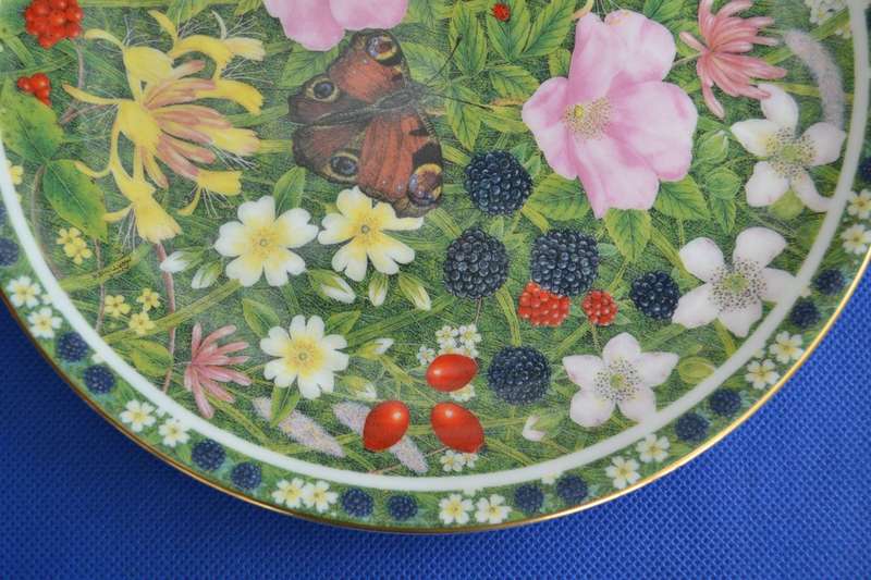 Coalport Limited Edition Collectors Plate - Somerset Meadow Heathfield - With COA