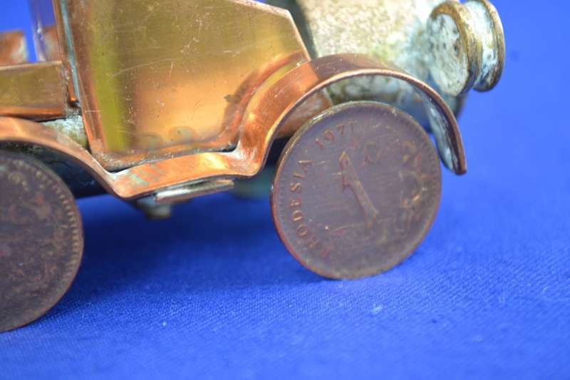 Royal Sable Copper Zimbabwe - Trench Art Style Pick-Up Truck