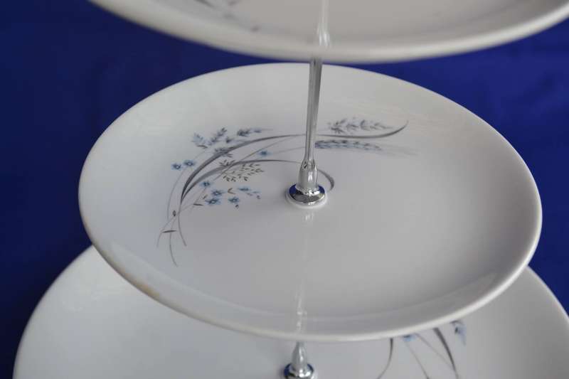 Johnson Bros Snowhite Ironstone 3 Tier Cake Stand