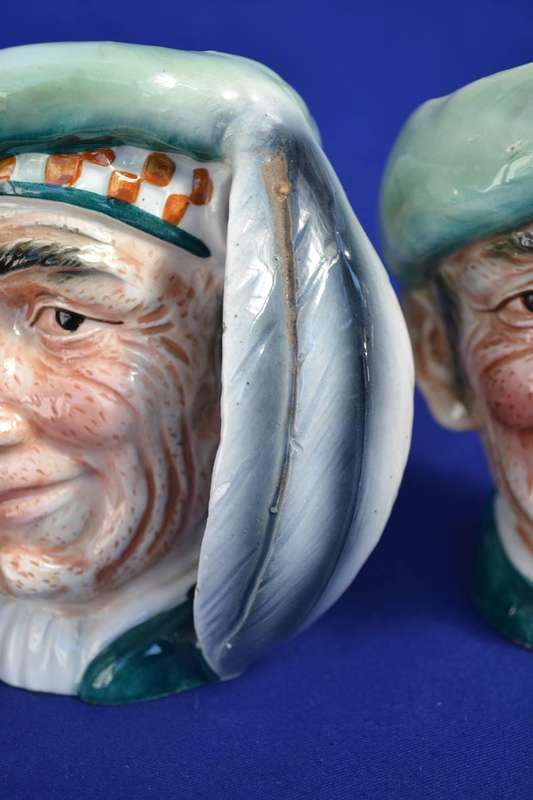 Pair of Vintage Character Jugs