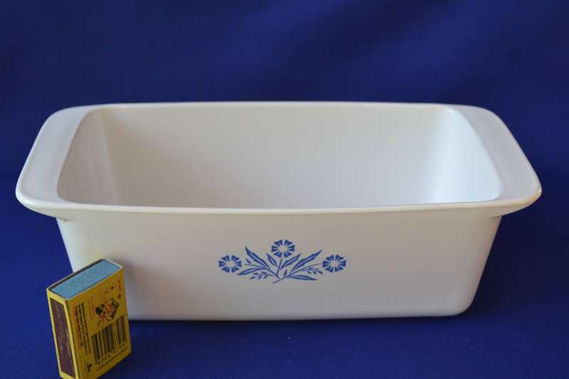Vintage Corning Ware Cornflower Blue Roasting / Lasagne Dish and Loaf Pan