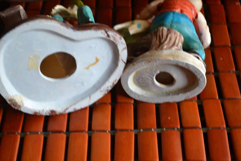 Vintage Bisque Porcelain Figures x 2