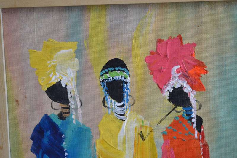Beautiful Vibrant Barbara Ploner Painting - Signed
