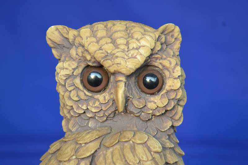 Pair of High Quality Resin Owls
