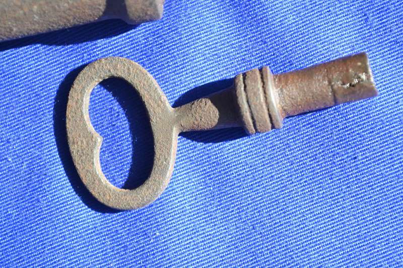 Antique Prison Shackles 19thC with Keys - East African