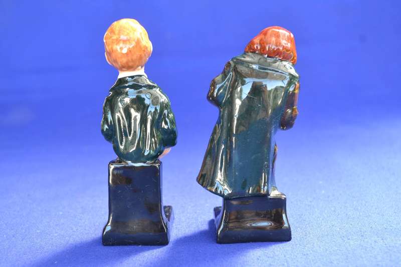 Royal Doulton Miniature Figurines - Oliver Twist and Fagan