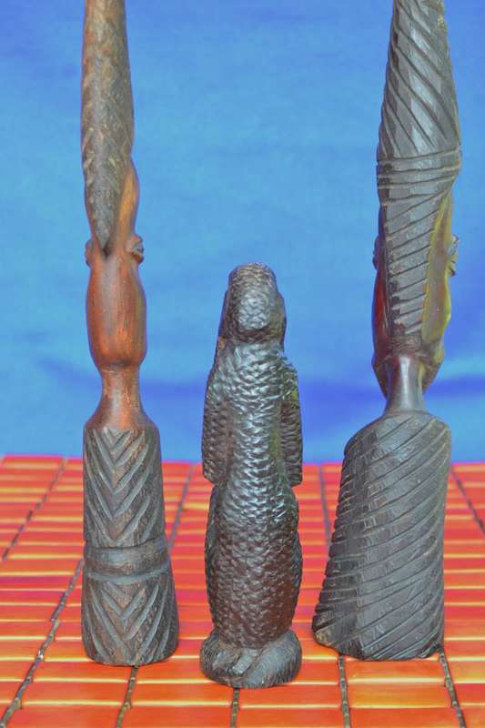 Three Small Tanzanian Wood carvings