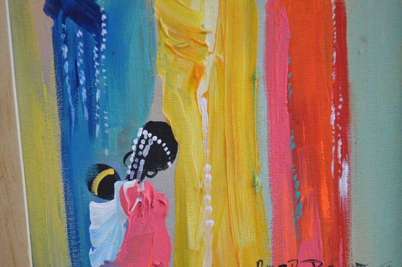 Beautiful Vibrant Barbara Ploner Painting - Signed