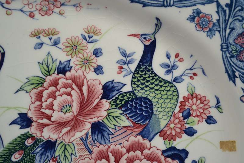 Large Vintage Genuine Imperial Imari Oval Platter