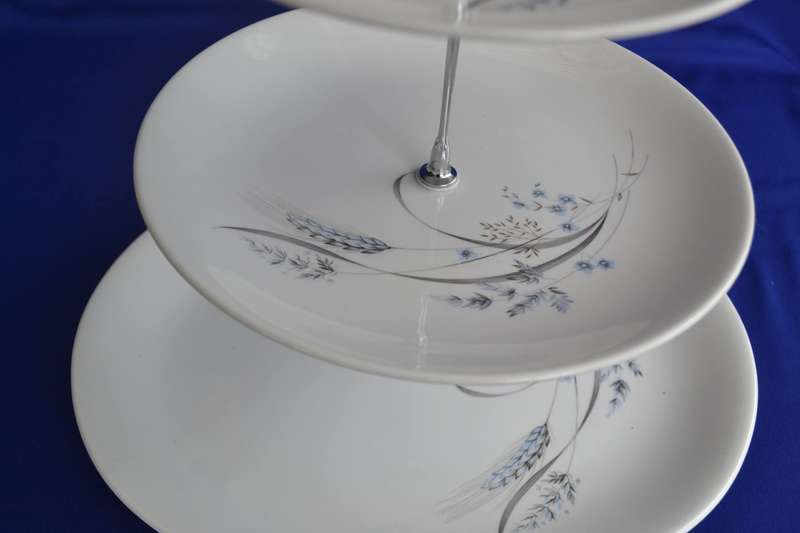 Johnson Bros Snowhite Ironstone 3 Tier Cake Stand