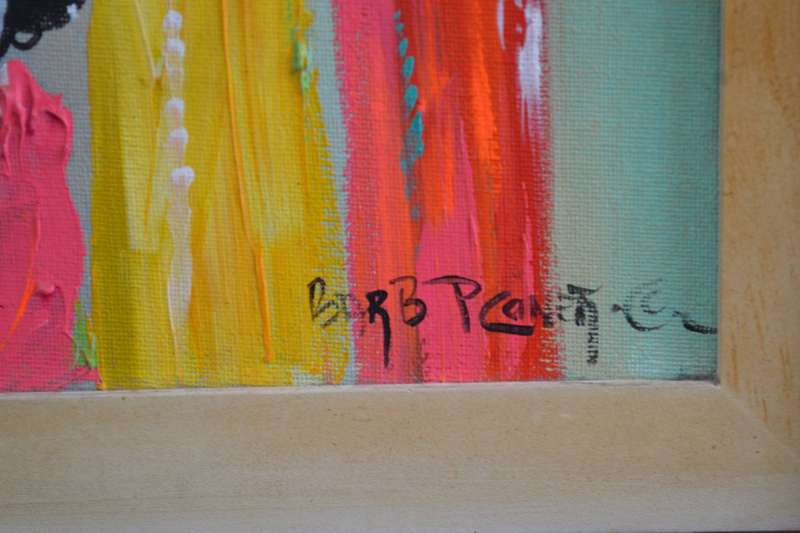 Beautiful Vibrant Barbara Ploner Painting - Signed