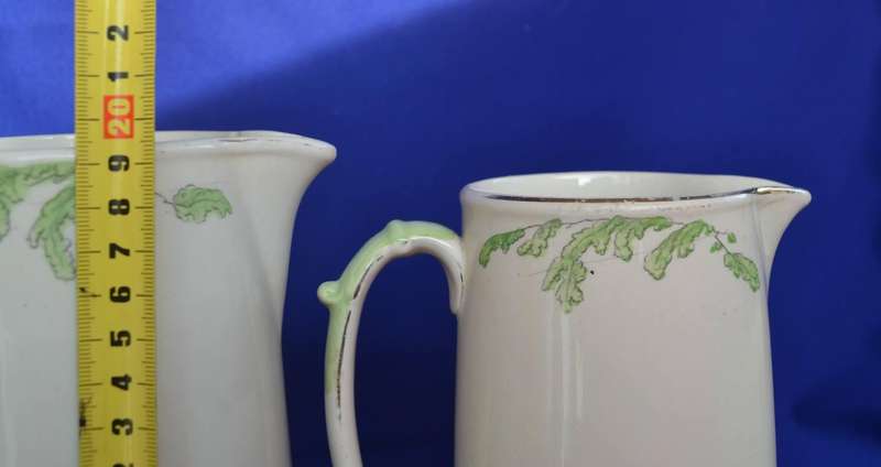 Crownford Art Deco Jugs x 2  - Vintage c1930,s - 1940,s