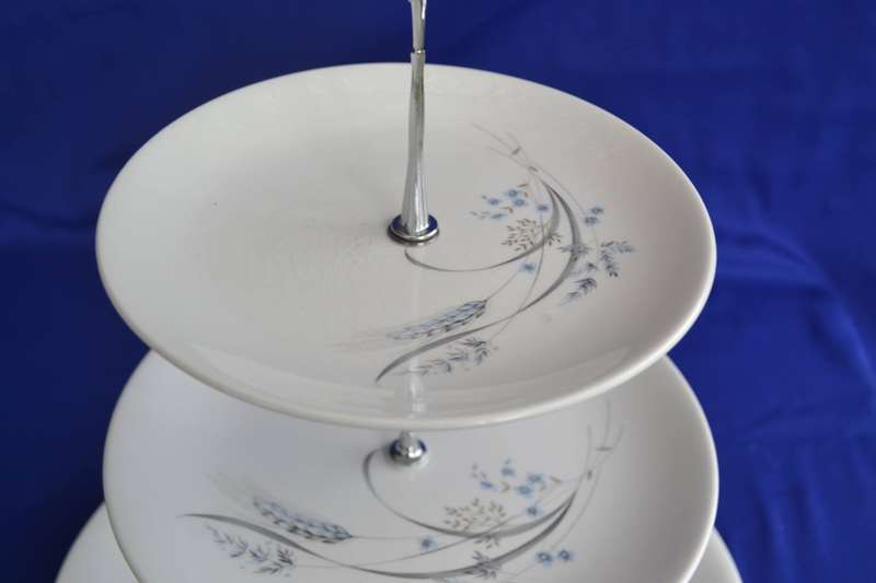 Johnson Bros Snowhite Ironstone 3 Tier Cake Stand