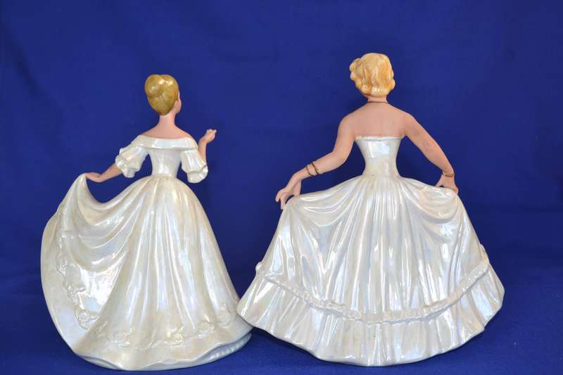 Pair of Vintage Porcelain Figurines