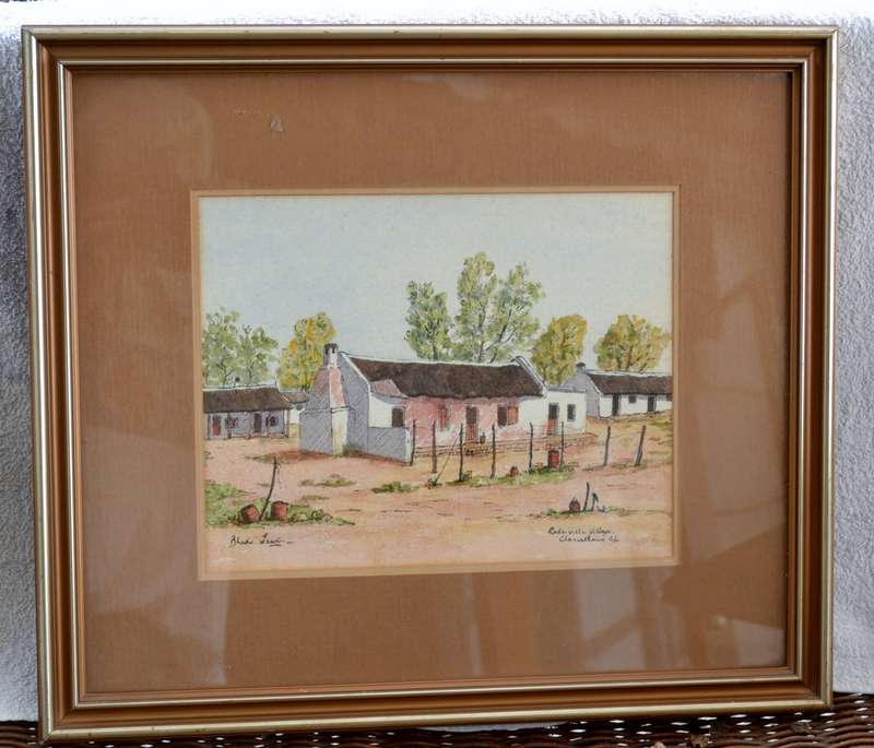 Watercolour by Rhoda Lewis - Signed and Titled