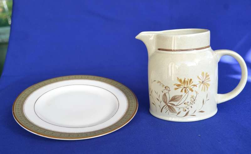 Royal Doulton Jug and Side Plate