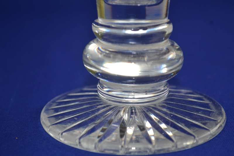 Vintage Cut Crystal Trumpet Vase