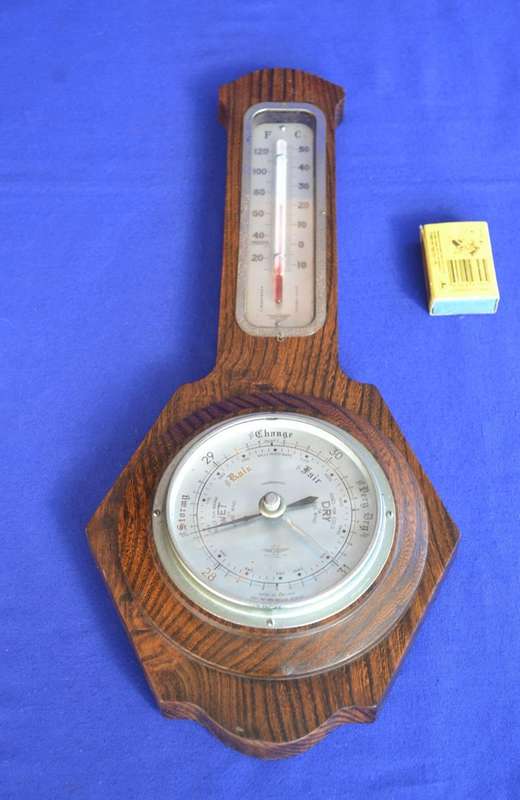 SB Smiths Vintage Barometer' / Thermometer - Wall Mounted