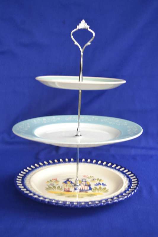 Assembled 3 Tier Cake Stand - Various Makers