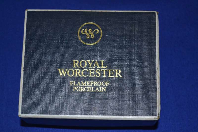 Royal Worcester 2 x Vintage Egg Coddlers in Original Box