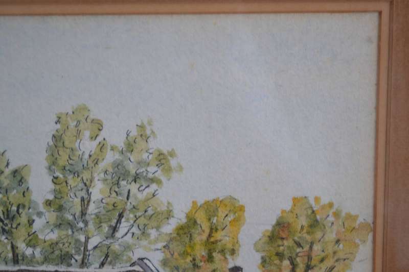 Watercolour by Rhoda Lewis - Signed and Titled
