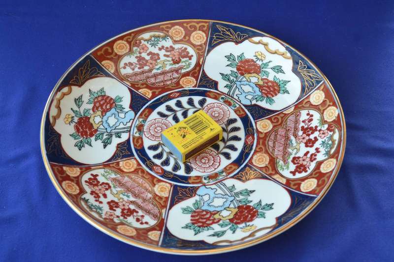 Large Vintage Imari  Ware Japan Display Plate