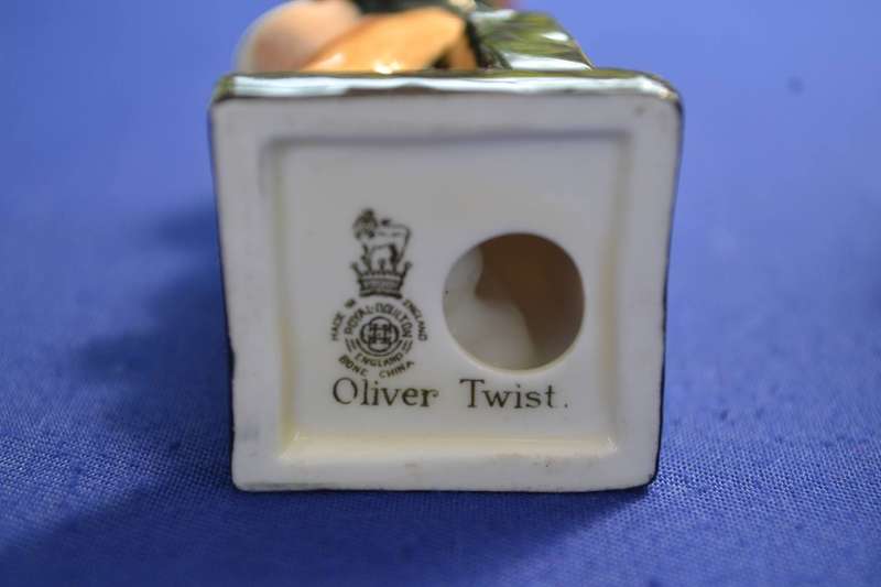 Royal Doulton Miniature Figurines - Oliver Twist and Fagan
