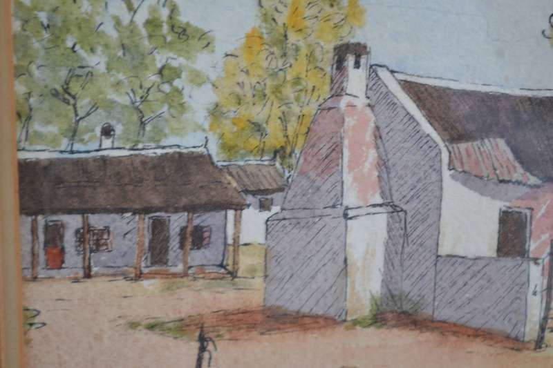 Watercolour by Rhoda Lewis - Signed and Titled