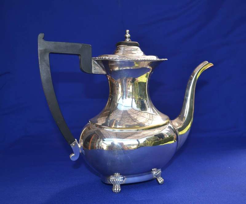 Vintage  Alpha Plate by Sheffield England Silver Plated Tea Pot