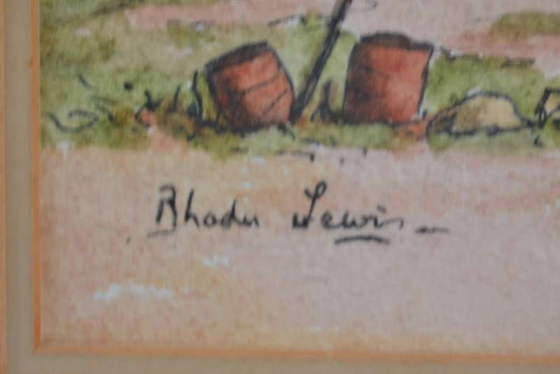 Watercolour by Rhoda Lewis - Signed and Titled