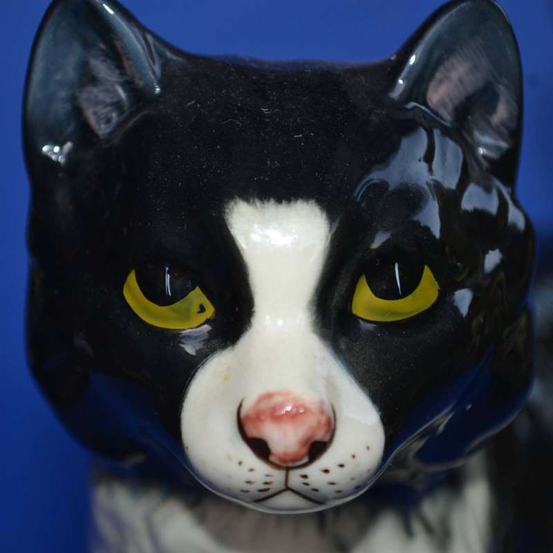 Coopercraft Black and White Porcelain Cat