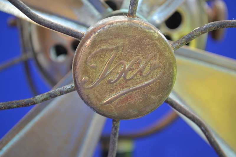 Vintage Heavy Brass Desk Fan