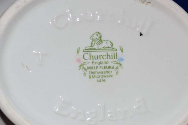 Vintage Churchill "Mille Fleurs" Tea Set - 3 Pieces