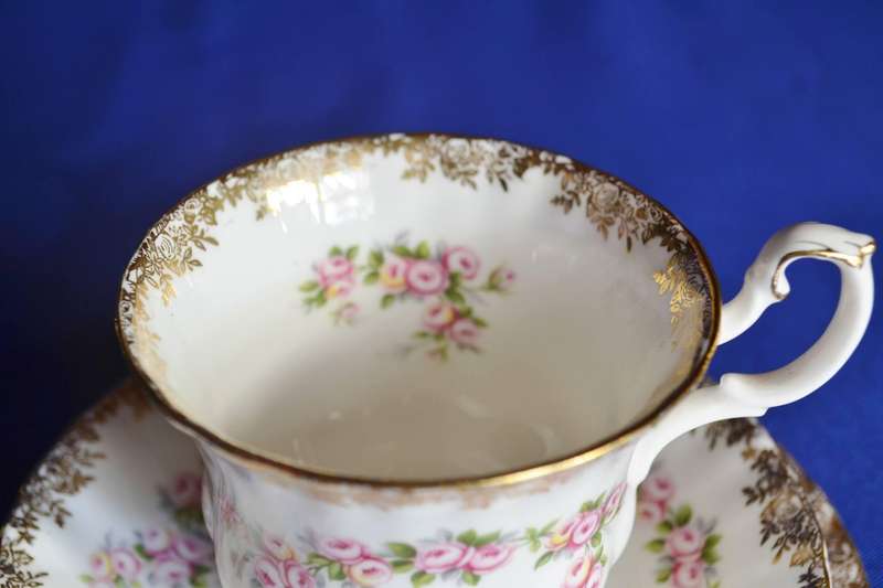 Royal Albert Dimity Rose Tea Trio